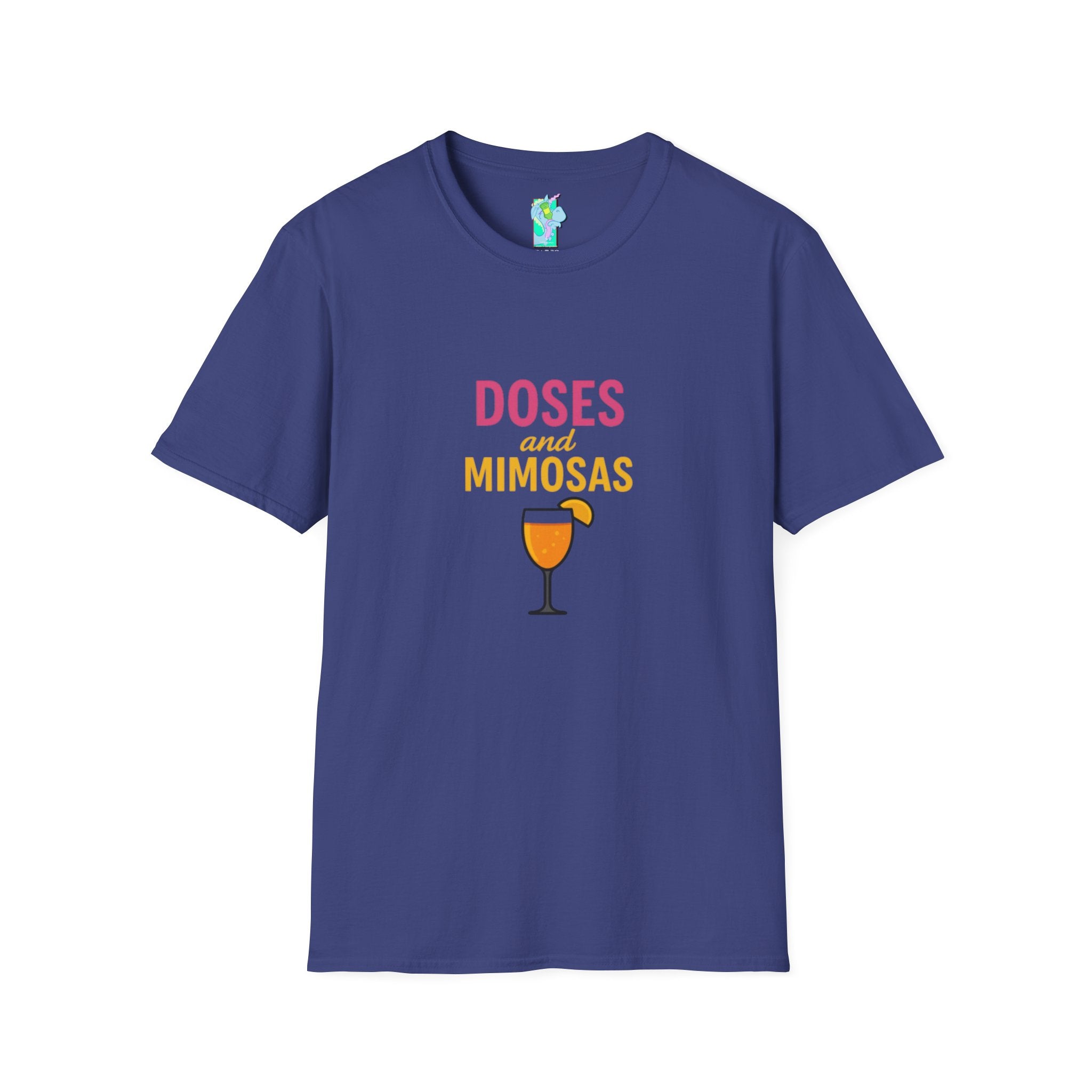 Doses and Mimosas- Party Vibes Unisex T-Shirt