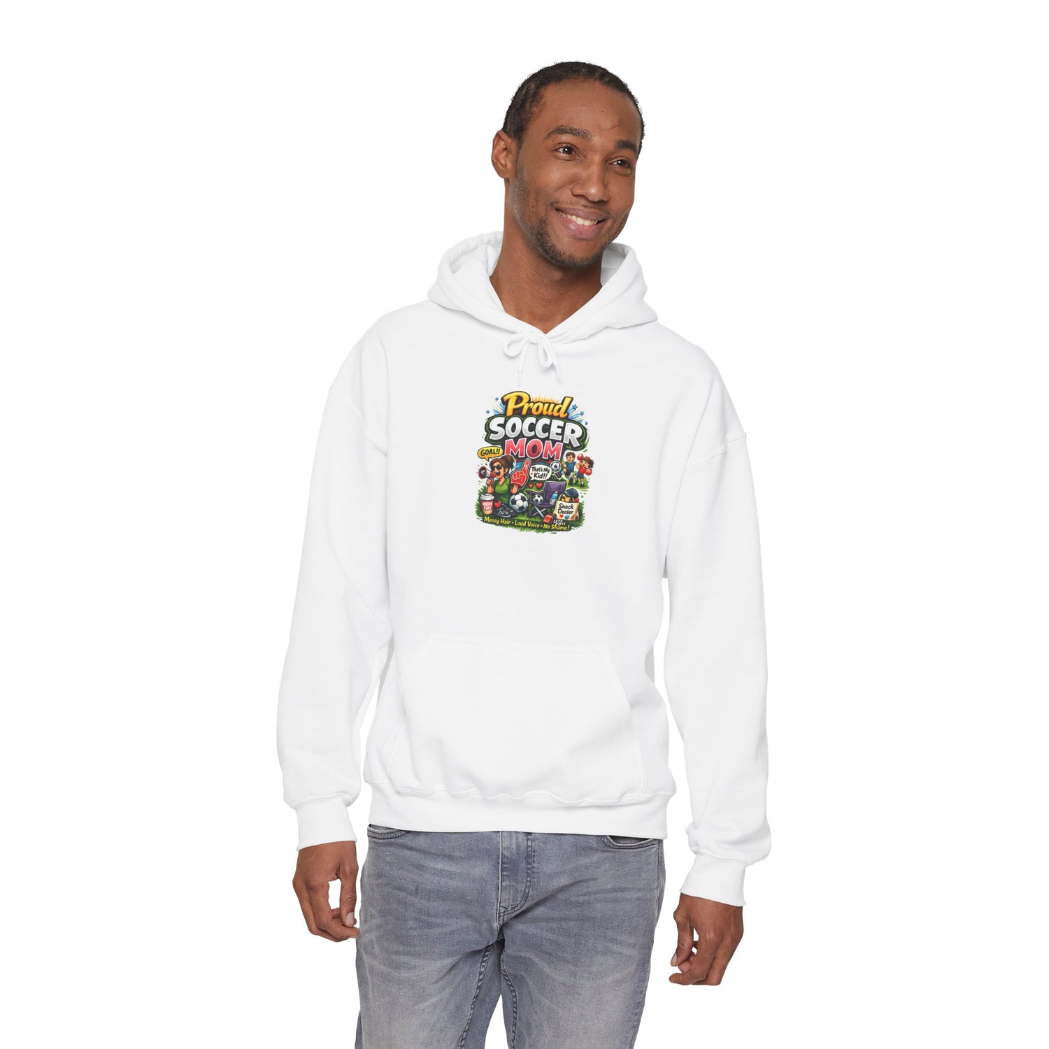 Proud Soccer Dad Funny Hoodie