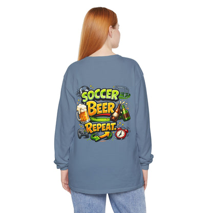 Soccer Beer Repeat Funny Sweatshirt