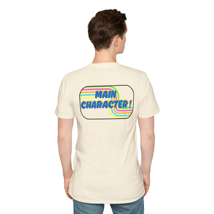 Main Character-Retro Funny — Awesome Creative Graphic T-Shirt