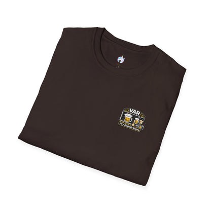 VAR "Very Alcoholic Review" Soccer T-Shirt — Beer Referee Graphic Tee