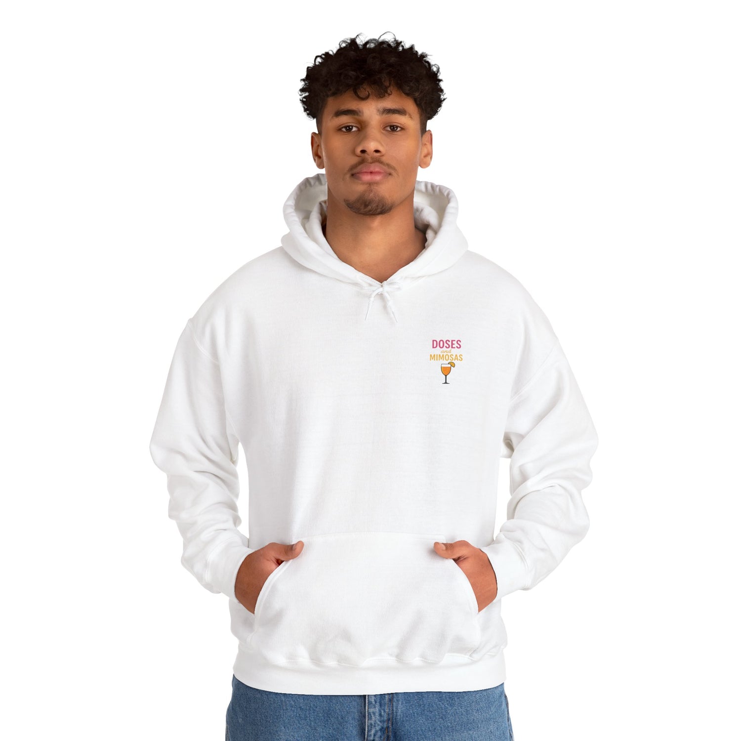Party Vibes Hooded Sweatshirt — "Sunday Funday" Doses &amp; Mimosas