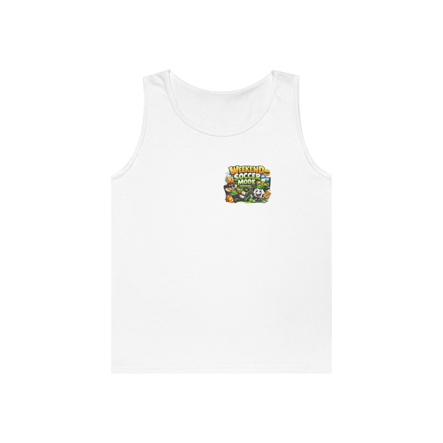 Weekend Soccer Mode Funny Tank Top