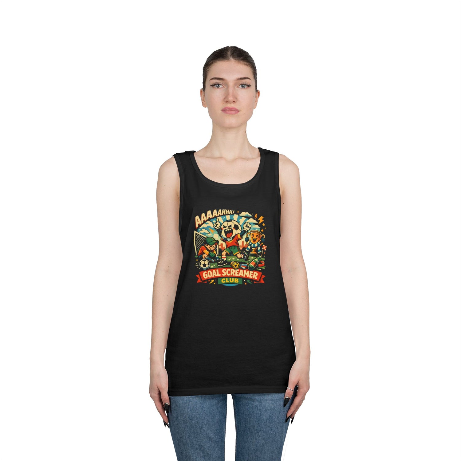 Goal Screamers Club Funny Tank Top