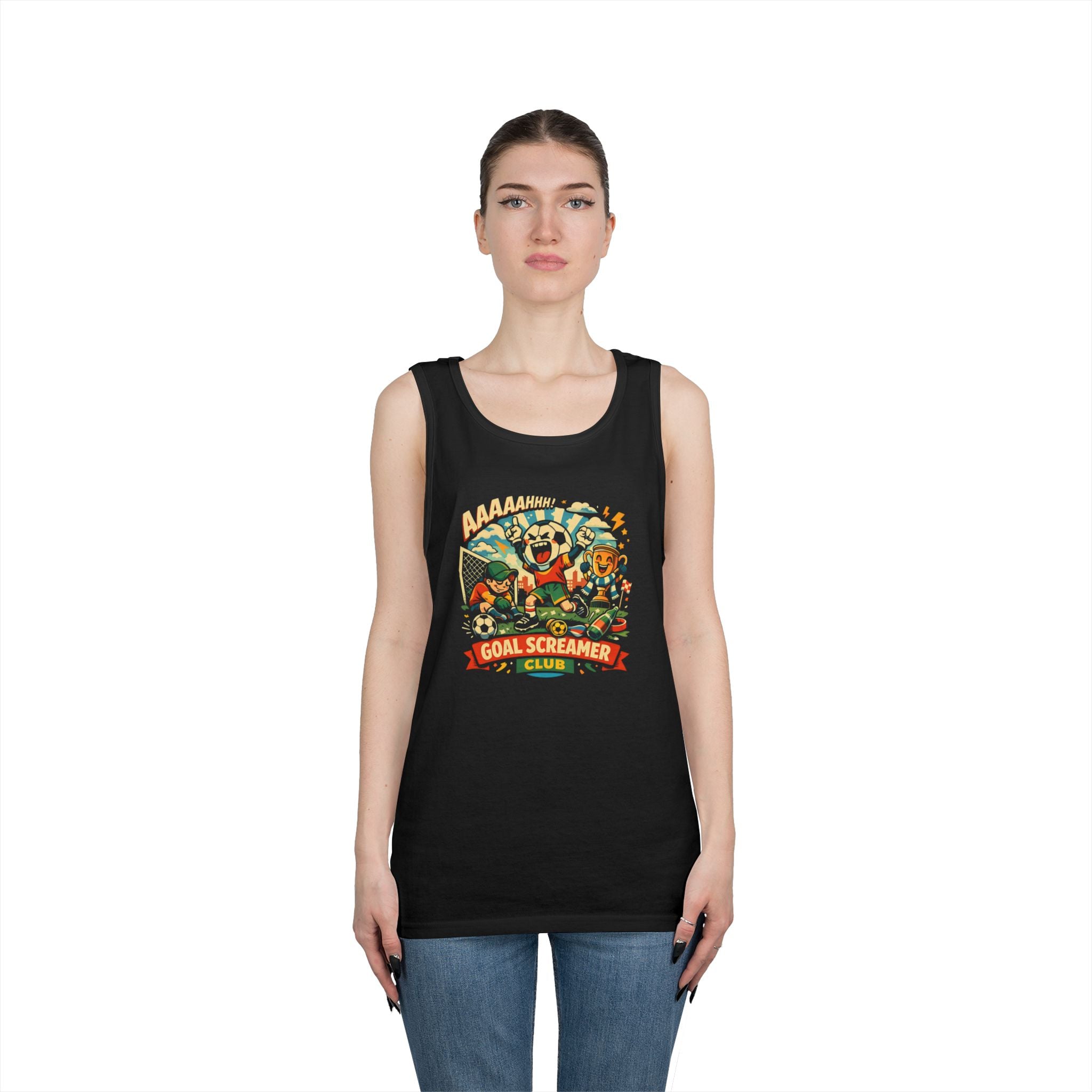 Goal Screamers Club Funny Tank Top
