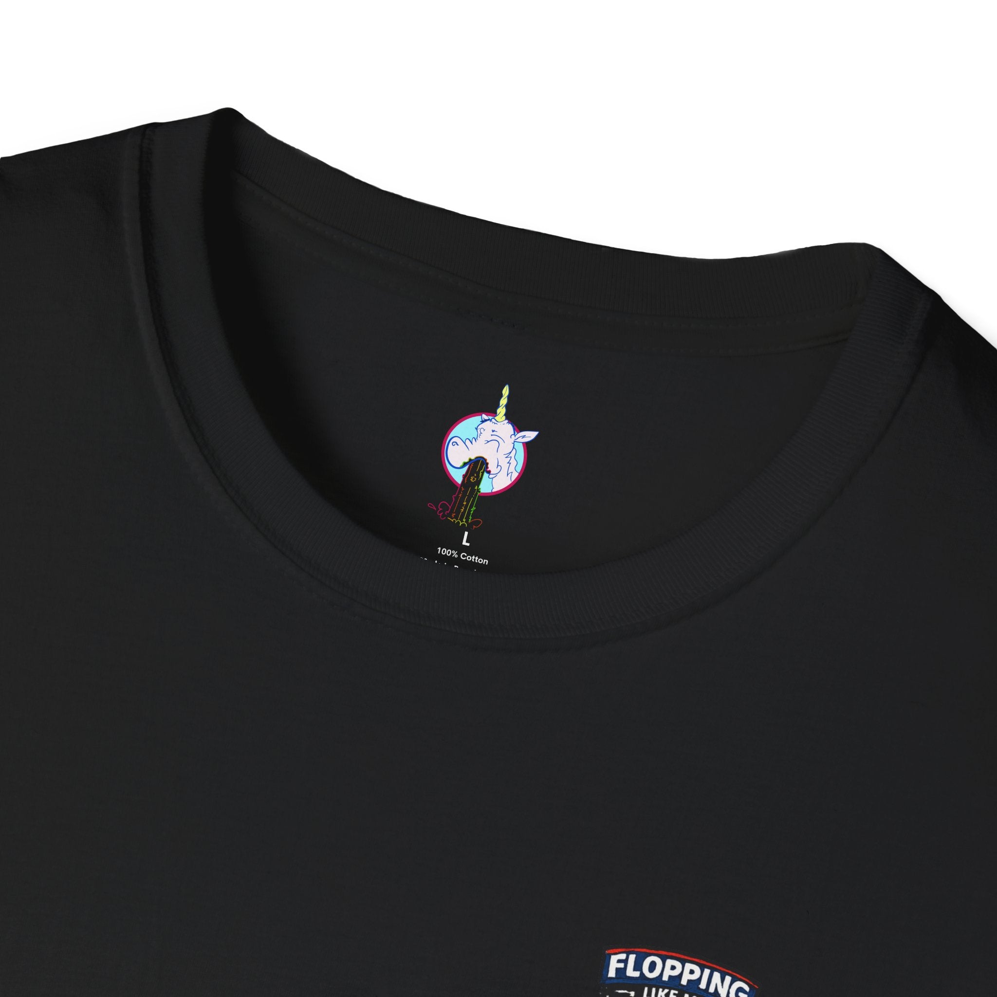 Flopping Like My Last Drink T-Shirt – Funny Bar &amp; Beer Drinking Tee