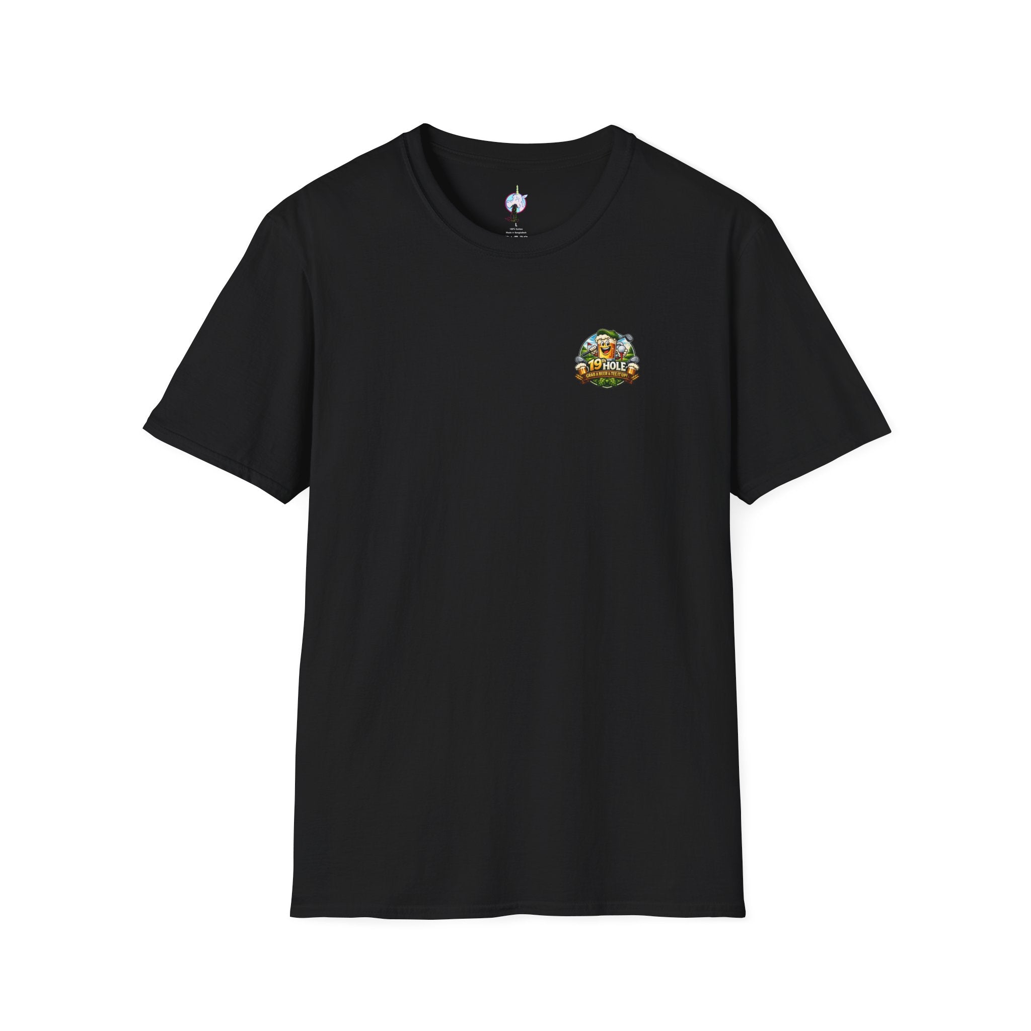 19th Hole Golf T-Shirt — "Grab a Beer &amp; Tee It Up" Vintage Golfing Tee