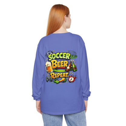 Soccer Beer Repeat Funny Sweatshirt