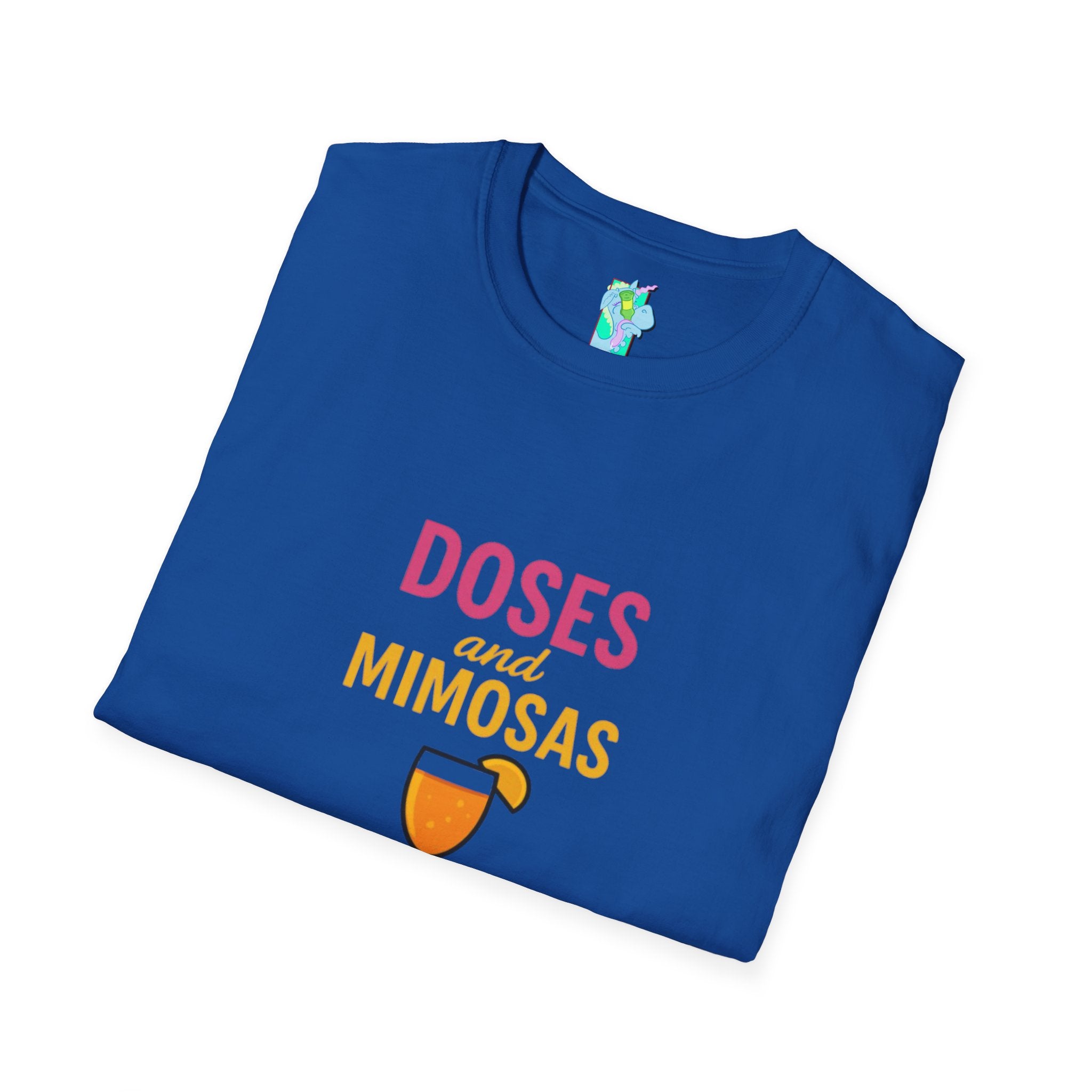 Doses and Mimosas- Party Vibes Unisex T-Shirt