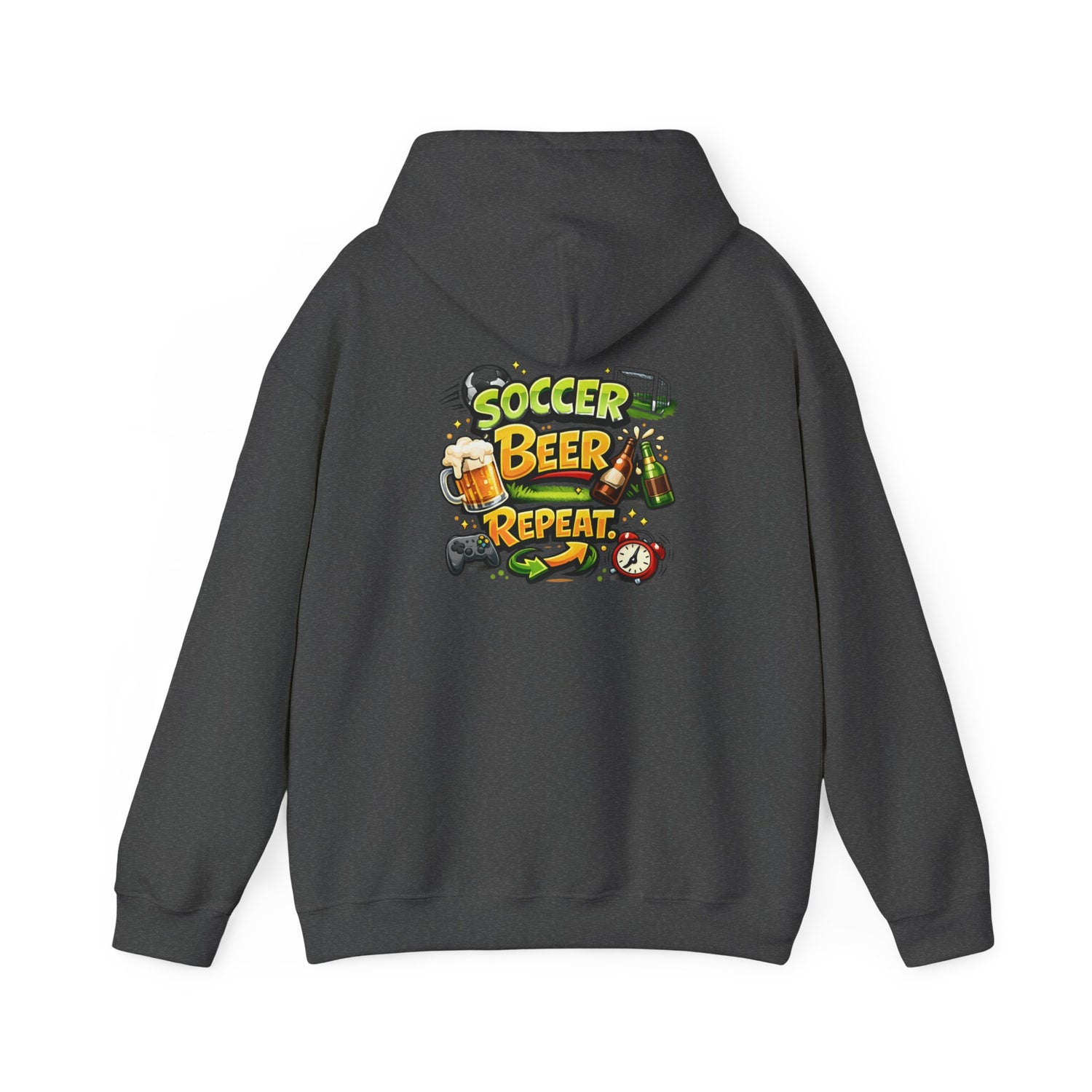 Soccer Beer Repeat Funny Hoodie