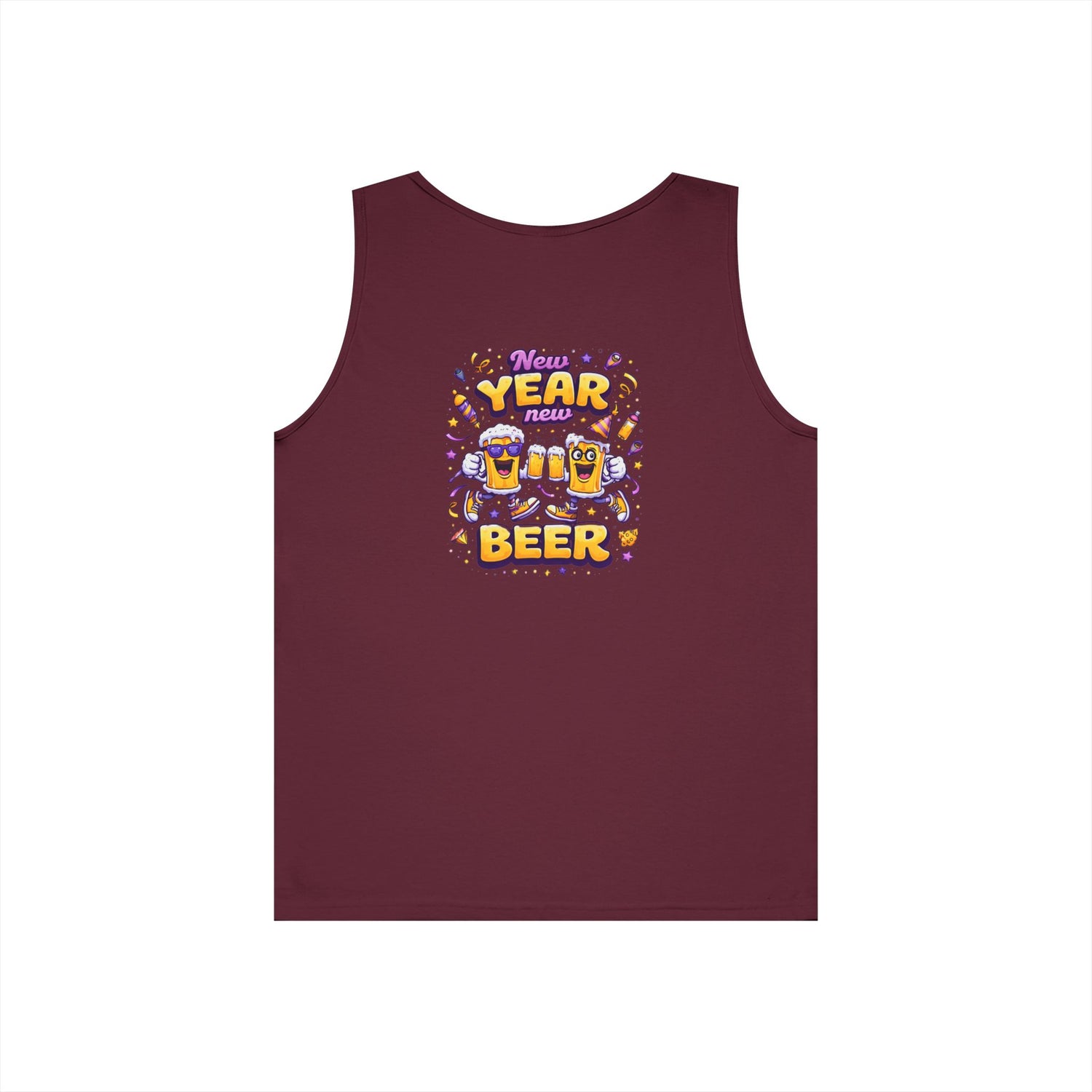New Year New Beer Funny Tank Top