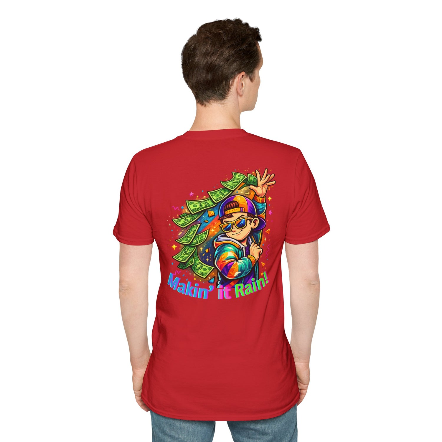Making It Rain Money T-Shirt — Funny Bold Confident Graphic Tee