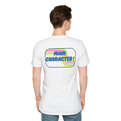 Main Character-Retro Funny — Awesome Creative Graphic T-Shirt