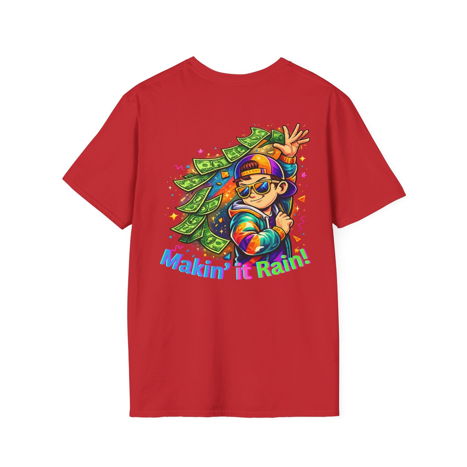 Making It Rain Money T-Shirt — Funny Bold Confident Graphic Tee