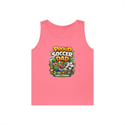 Proud Soccer Dad Tank Top — Loud &amp; Proud Dad Soccer Shirt