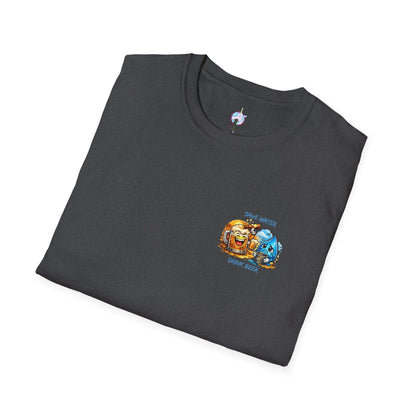 Save Water Drink Beer T-Shirt — Funny Beer &amp; Water Cartoon Tee