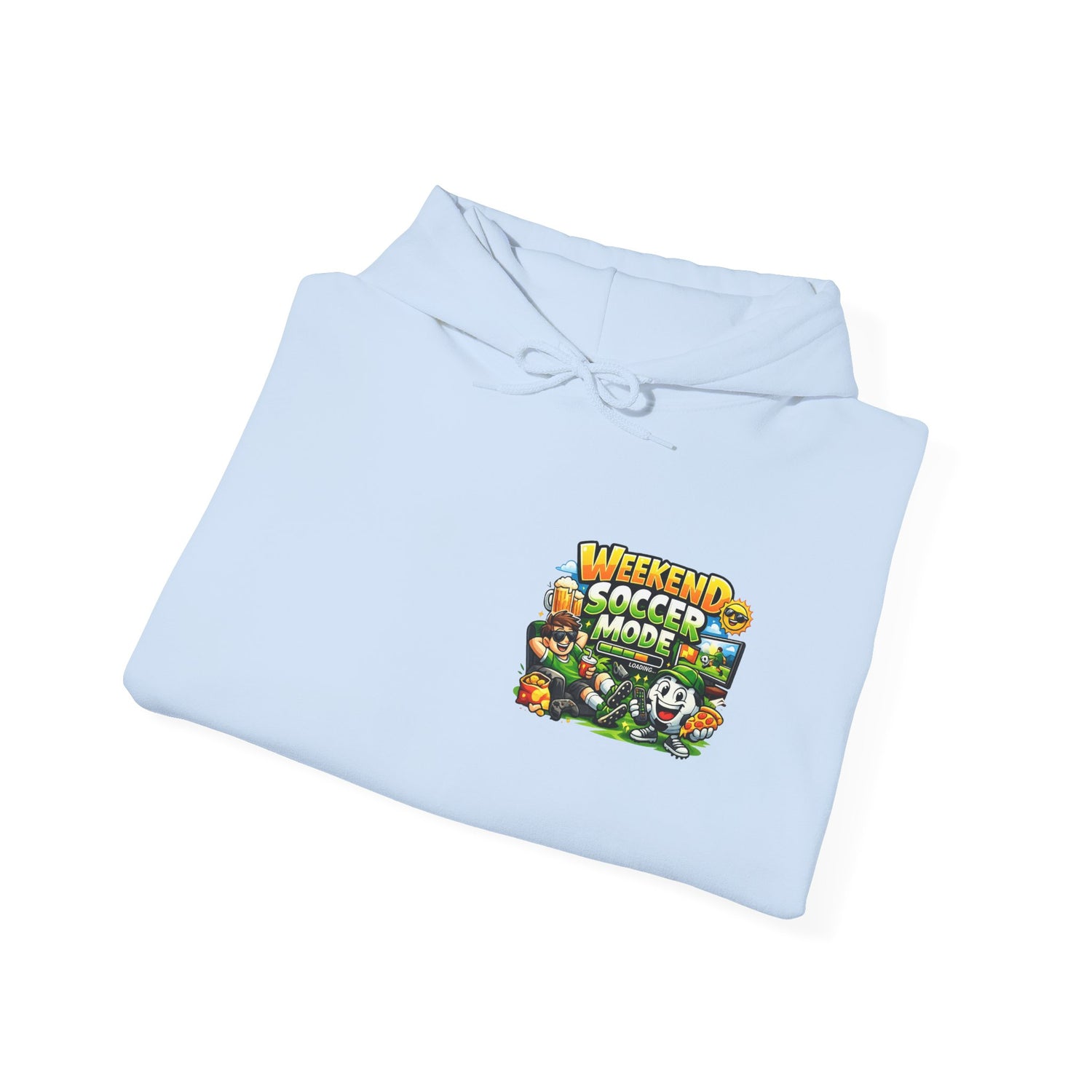 Weekend Soccer Mode Funny Hoodie