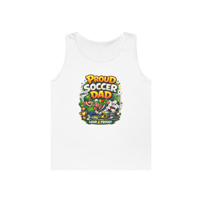 Proud Soccer Dad Tank Top — Loud &amp; Proud Dad Soccer Shirt
