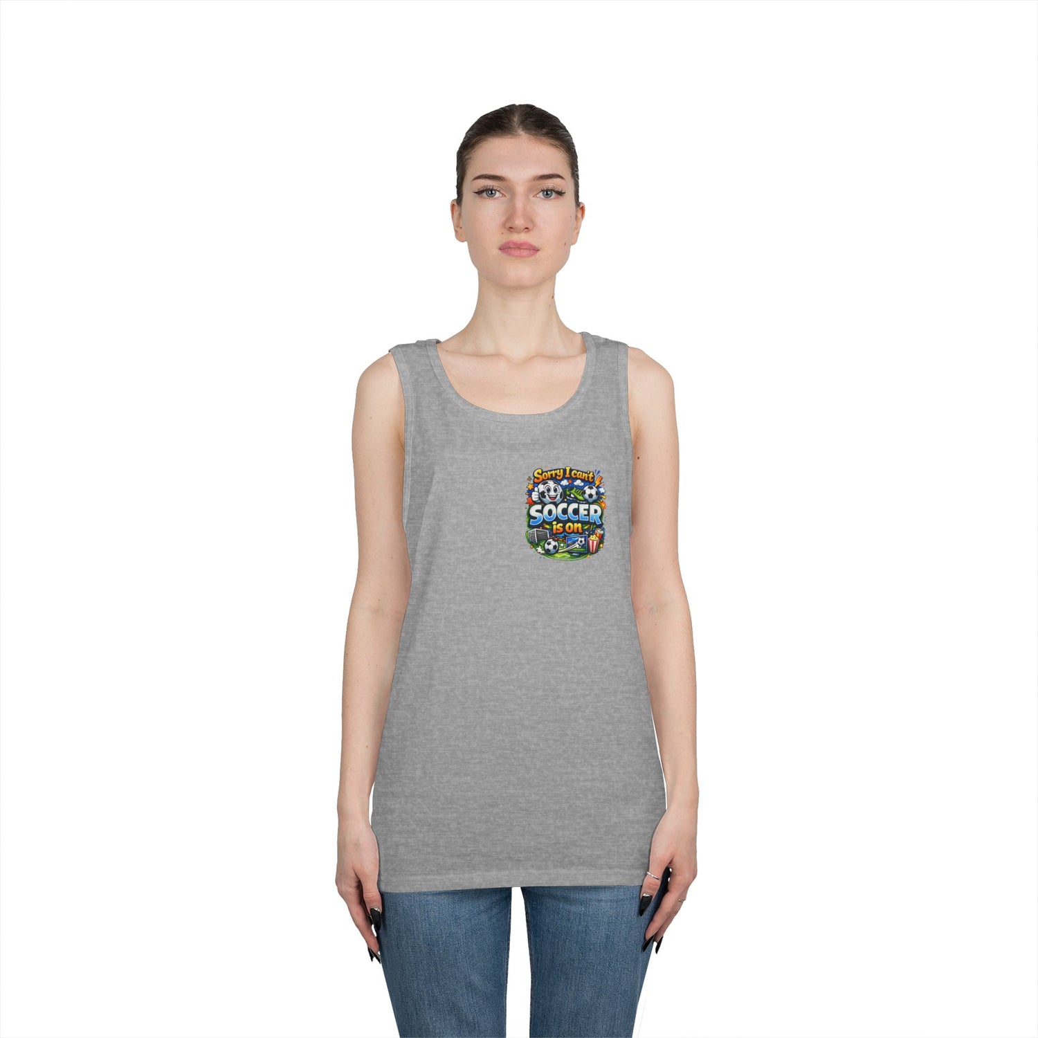 Sorry I Cant Soccer Is On Funny Tank Top