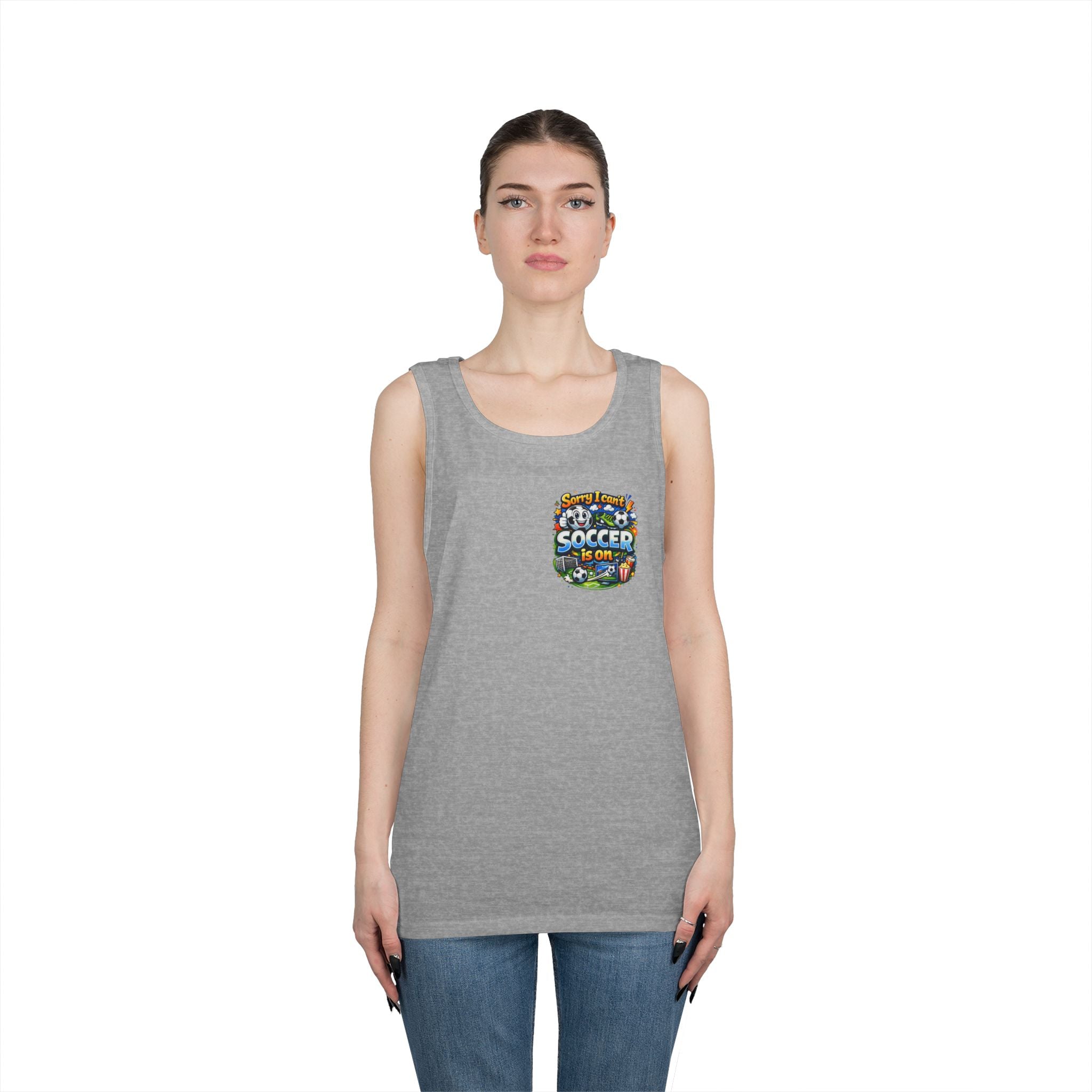 Sorry I Cant Soccer Is On Funny Tank Top