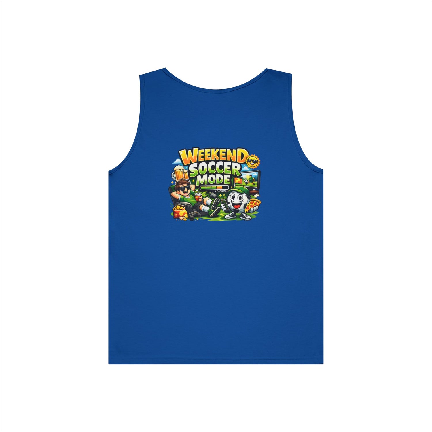Weekend Soccer Mode Funny Tank Top
