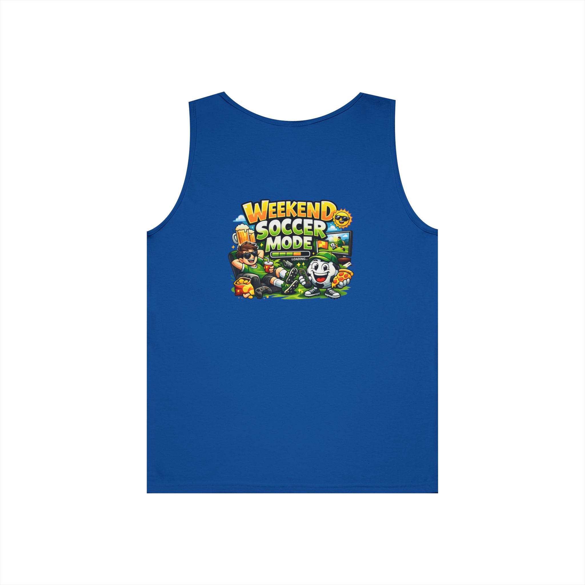 Weekend Soccer Mode Funny Tank Top