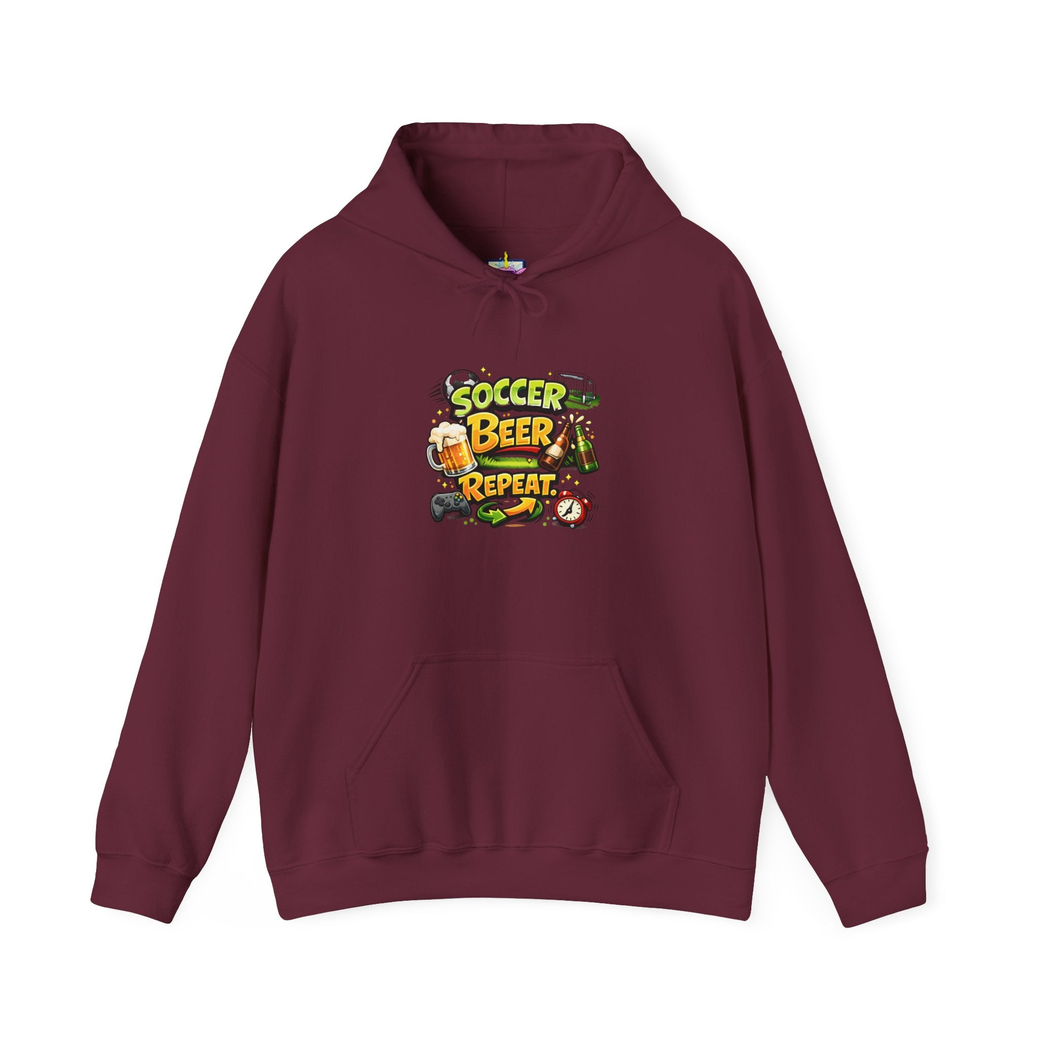 Soccer Beer Repeat Funny Hoodie