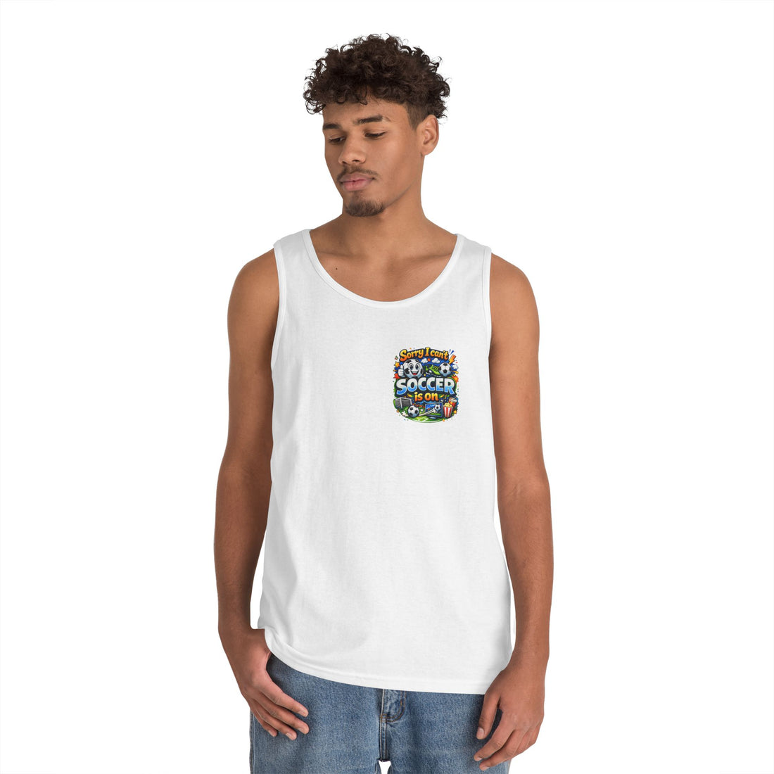 Sorry I Cant Soccer Is On Funny Tank Top