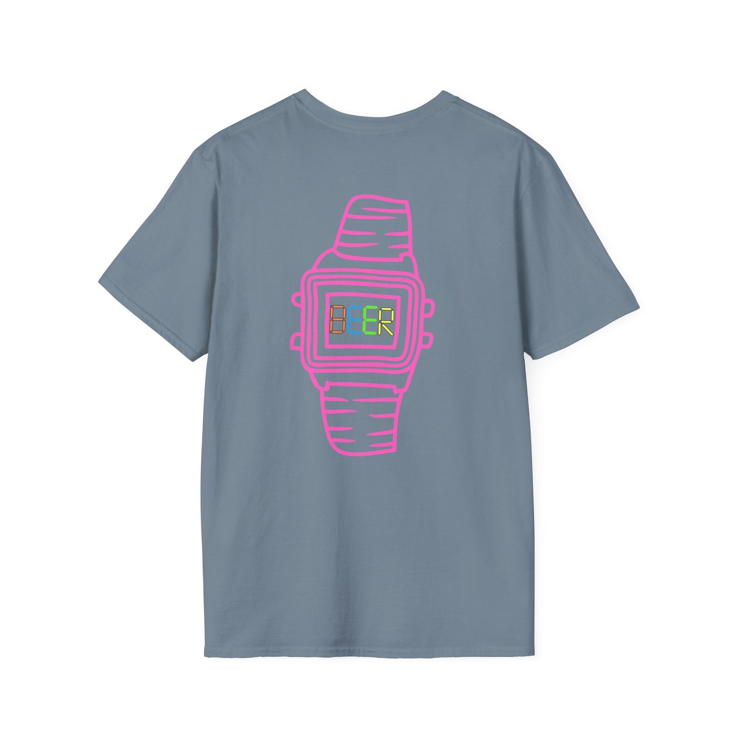 Retro Beer Watch Unisex T-Shirt, Fun Graphic Tee, Casual Wear, Summer Style, Perfect Gift for Beer Lovers, Party Shirt