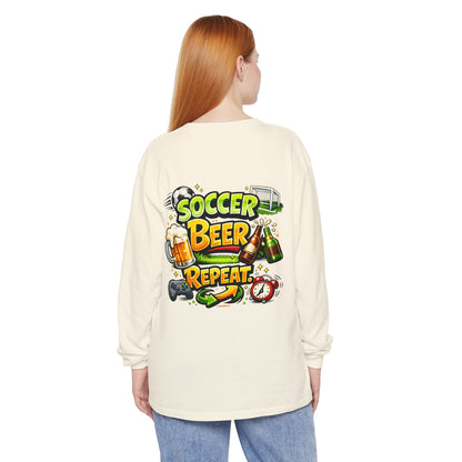 Soccer Beer Repeat Funny Sweatshirt