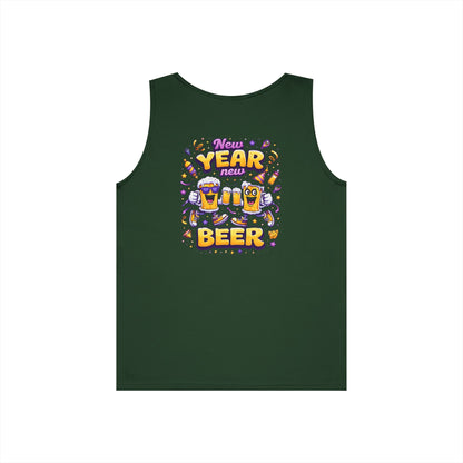New Year New Beer Funny T-Shirt Sarcastic Drinking Tee Funny New Years Shirt Resolution Novelty Beer Gift Graphic Tee