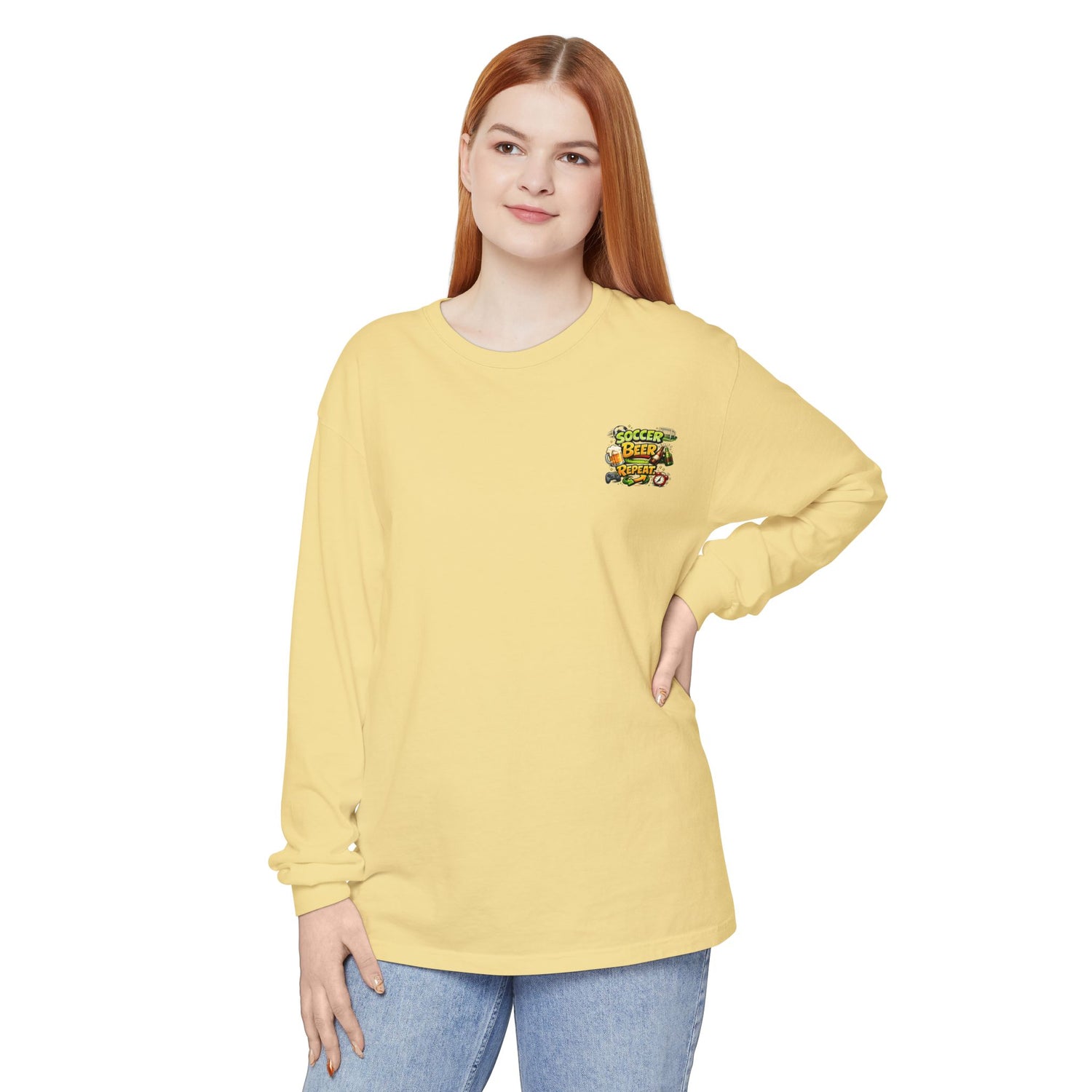 Soccer Beer Repeat Funny Sweatshirt