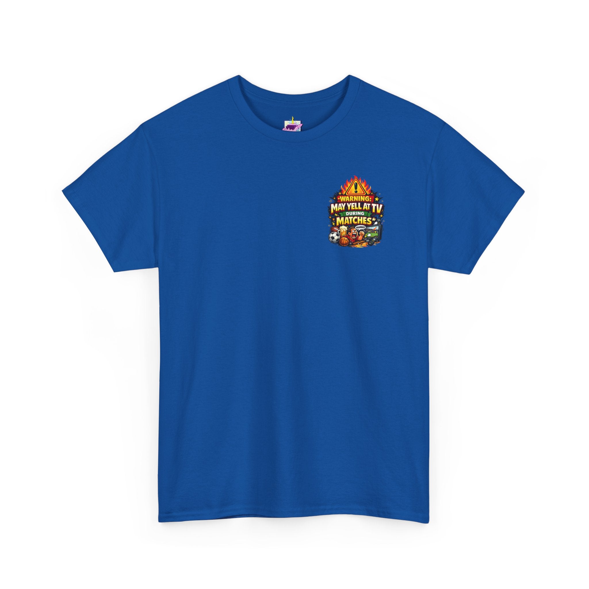 Warning May Yell At TV During Matches Funny T-Shirt