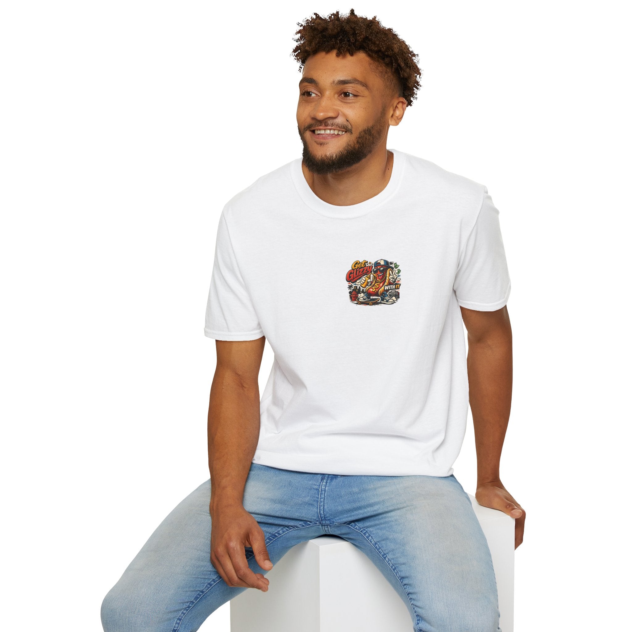 Get Glizzy With It Funny Hot Dog T-Shirt