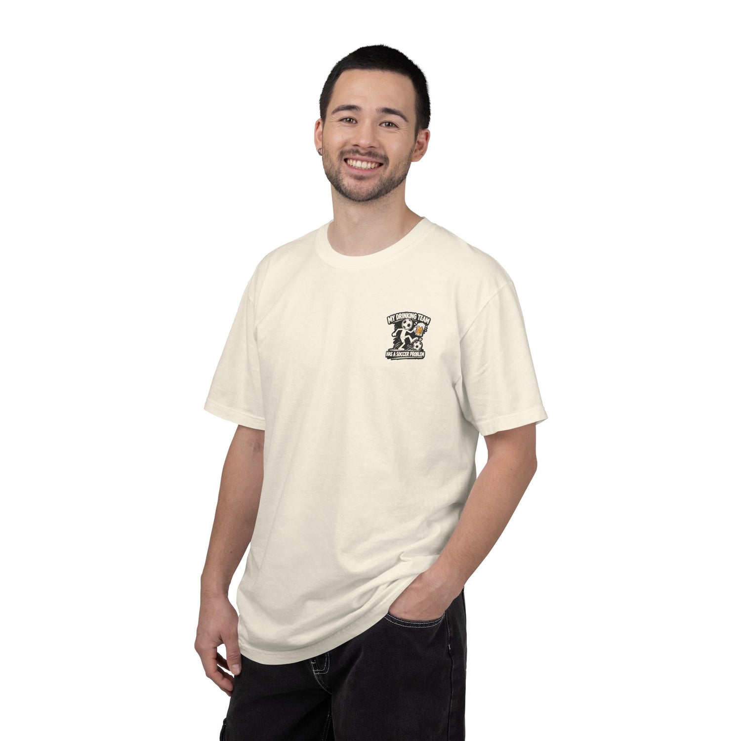Drinking Game Tee — “I Thought This Was a Drinking Game” Funny Beer Run T-Shirt