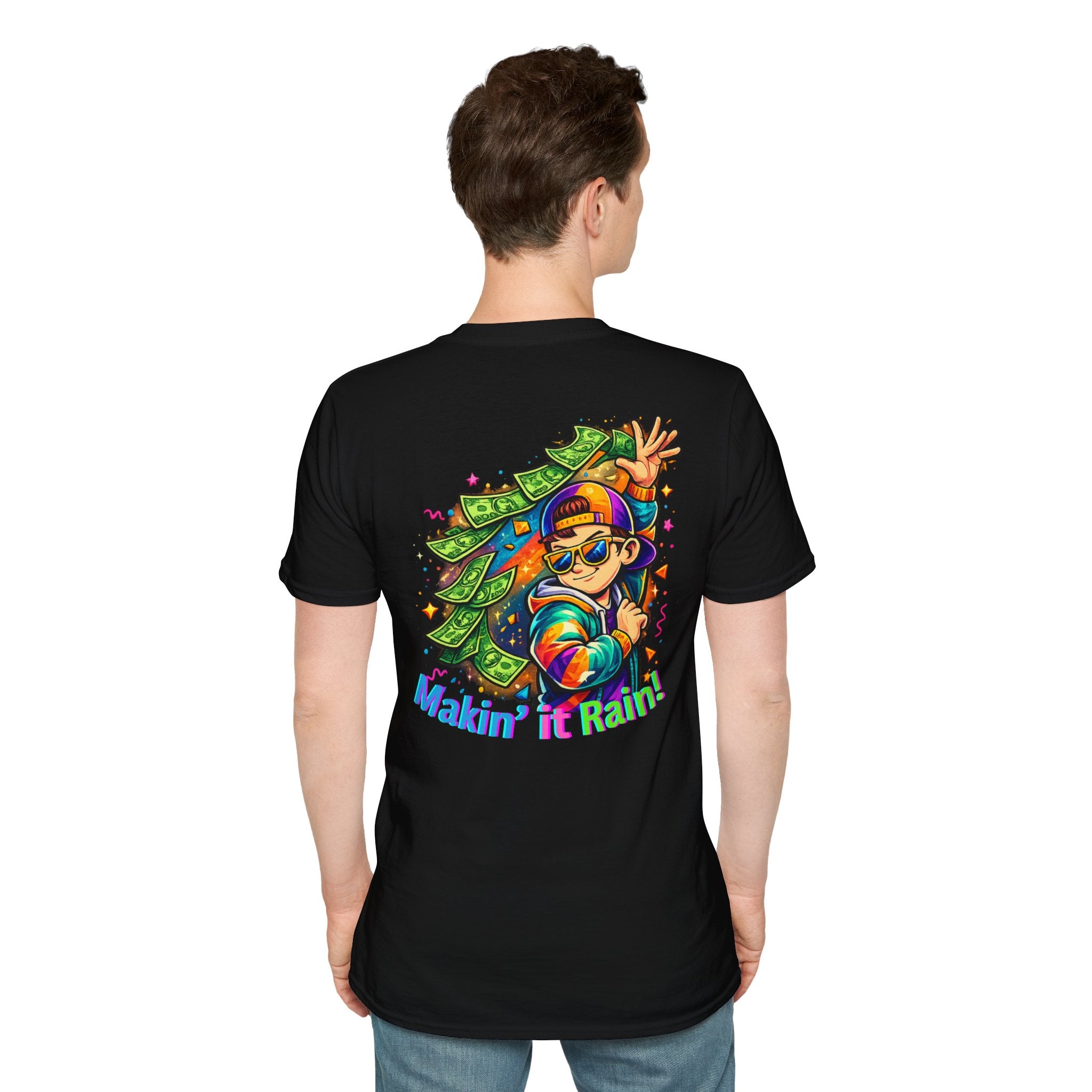 Making It Rain Money T-Shirt — Funny Bold Confident Graphic Tee