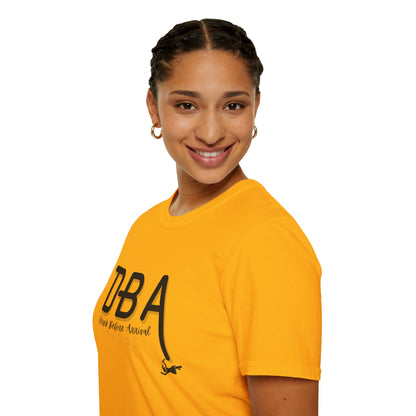 Drunk Before Arrival Funny T-Shirt — Bold Party Tee