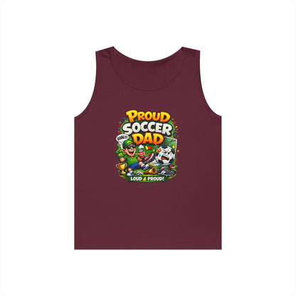 Proud Soccer Dad Tank Top — Loud &amp; Proud Dad Soccer Shirt