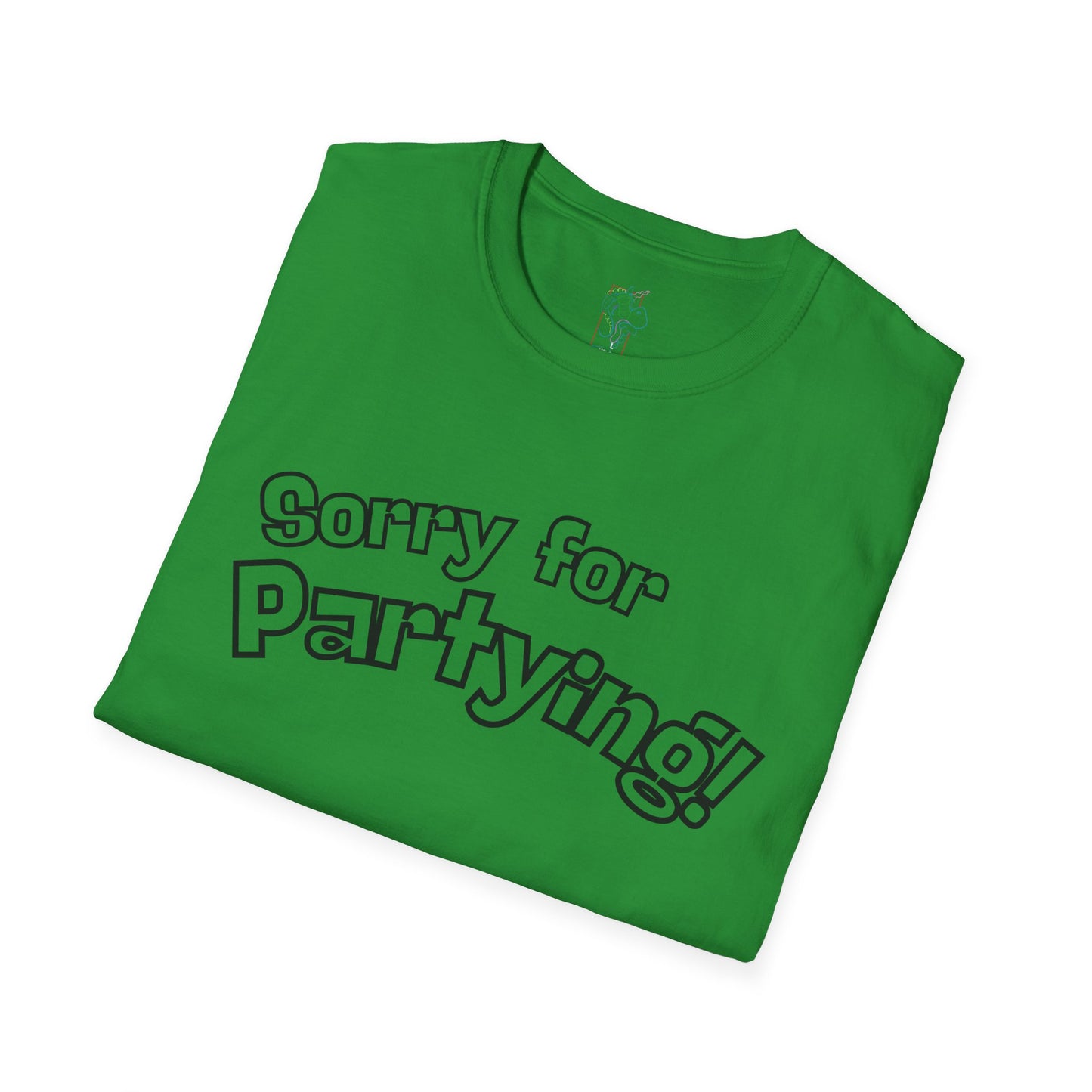 Sorry for Partying T-Shirt-Black