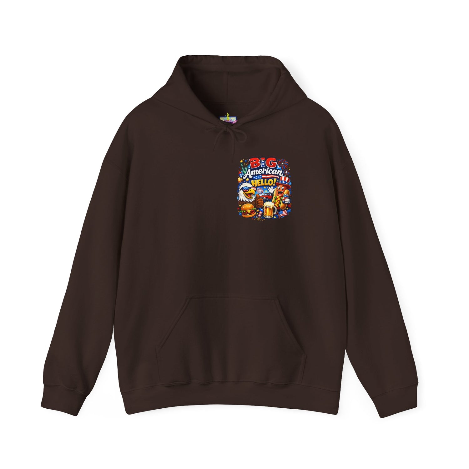 Big American Hello Funny Hoodie