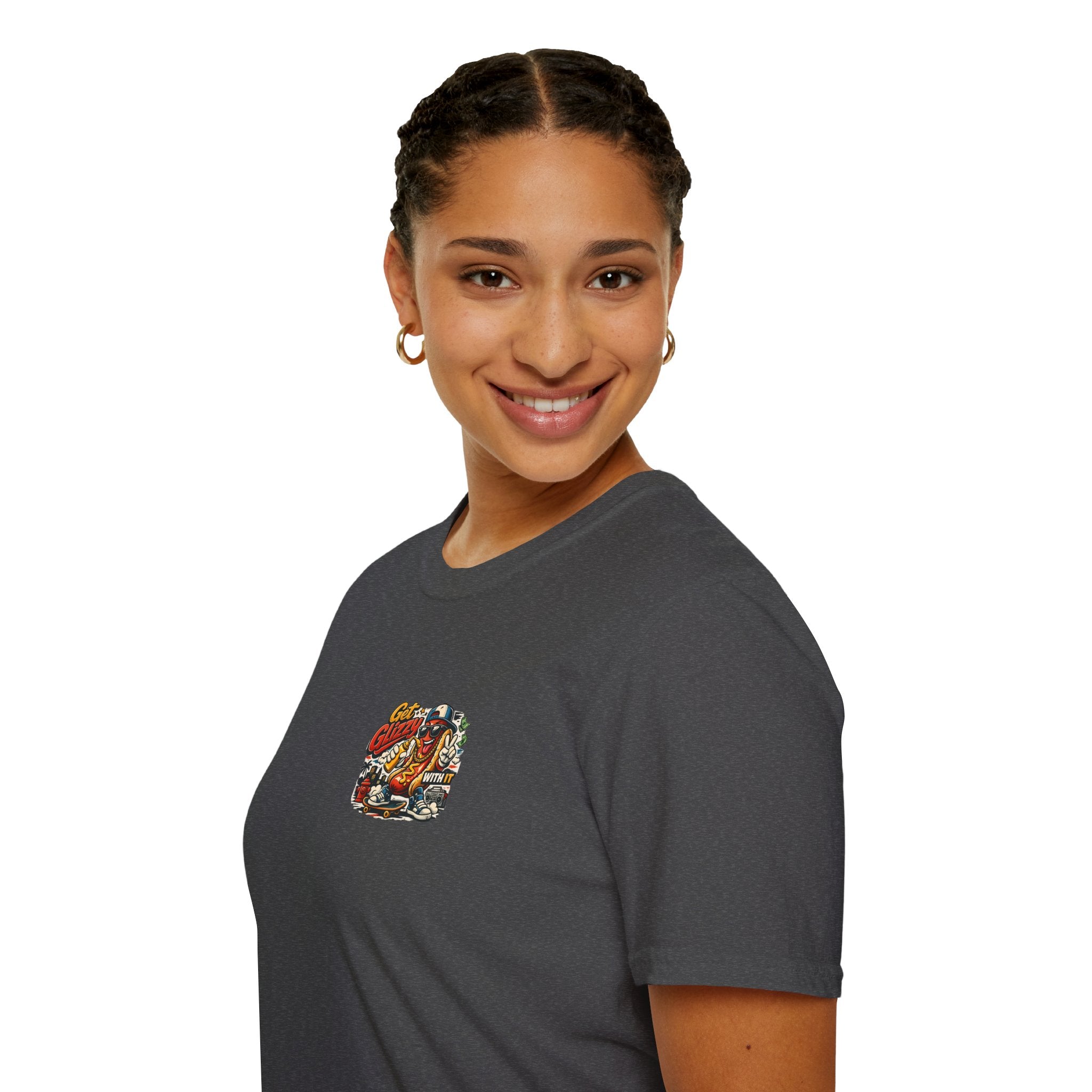 Get Glizzy With It Funny Hot Dog T-Shirt