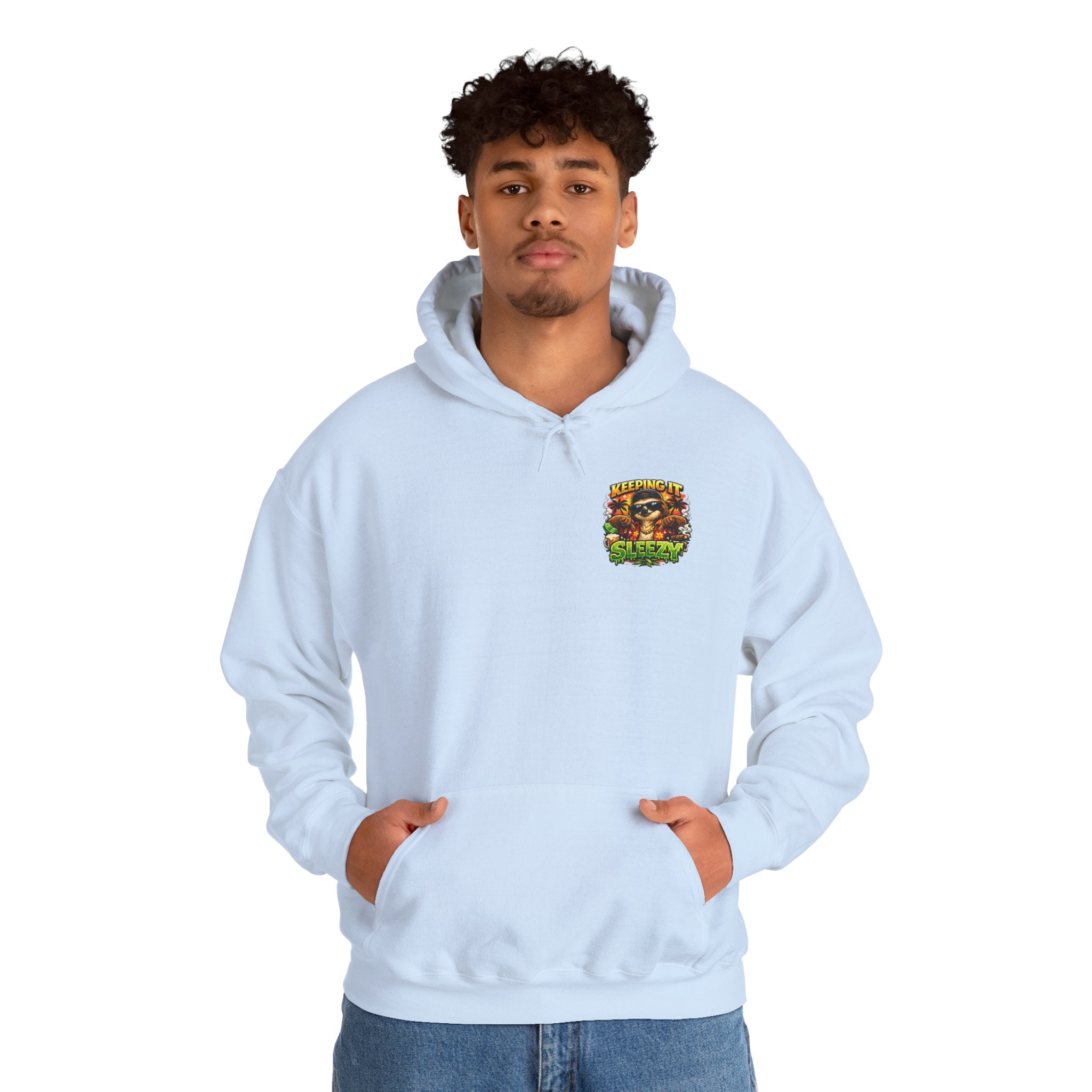 Keeping It Sleazy Sloth Funny Hoodie