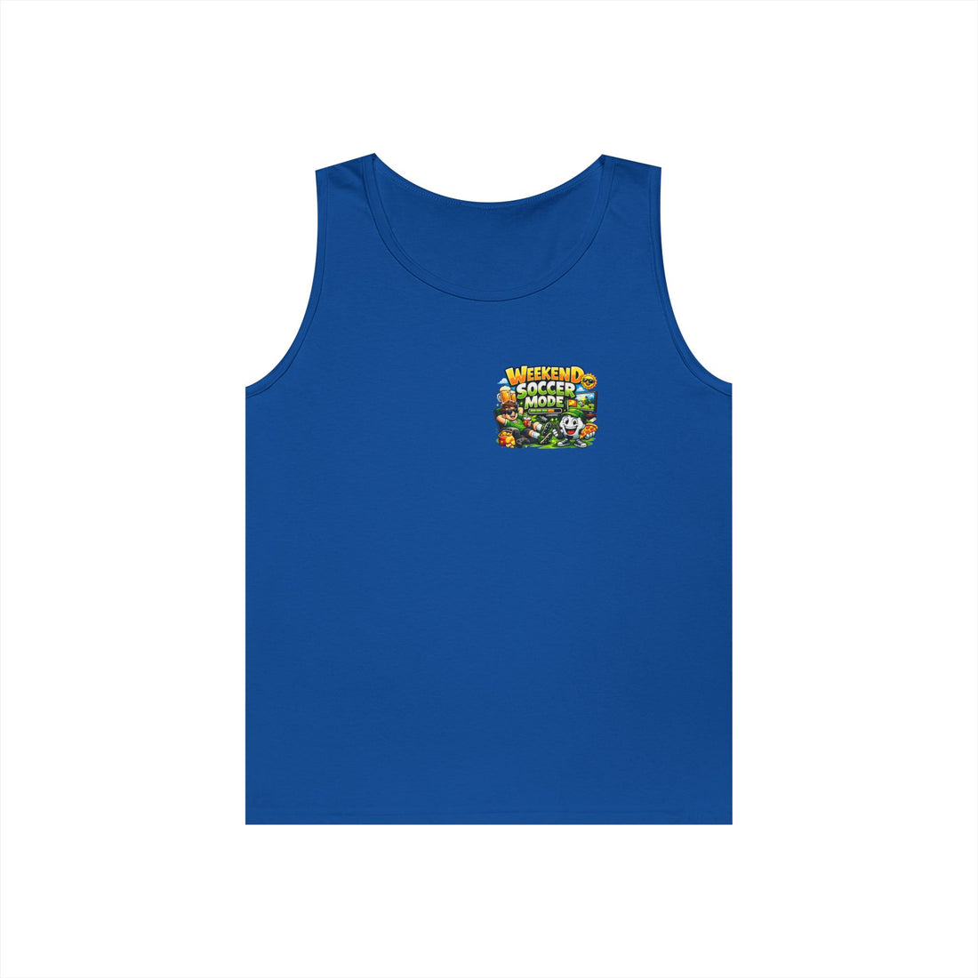 Weekend Soccer Mode Funny Tank Top