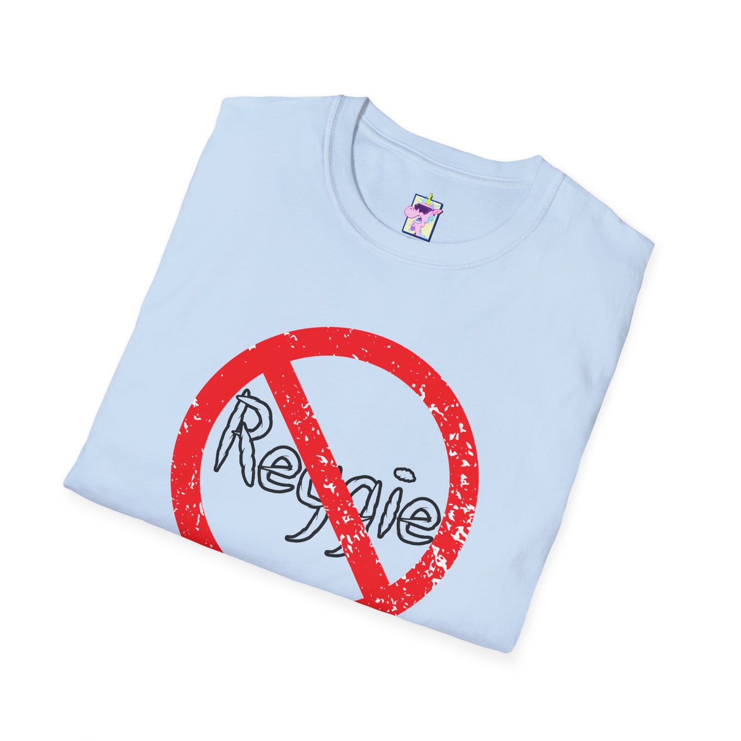 No Reggie Graphic Tee (Red Prohibition Sign)