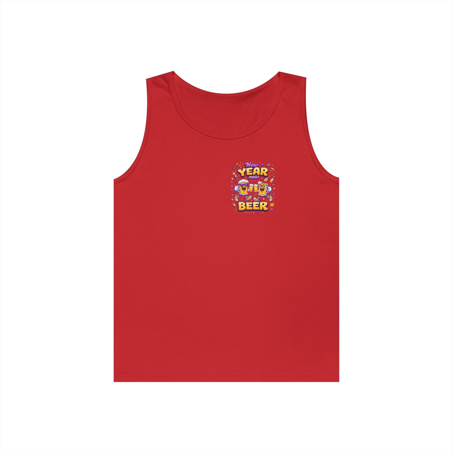 New Year New Beer Funny Tank Top