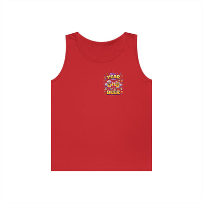 New Year New Beer Funny Tank Top