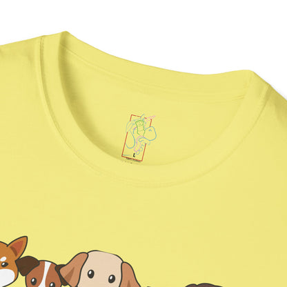 Funny Dogs Love T-Shirt — Cute Happy Pets Tee for Dog Lovers