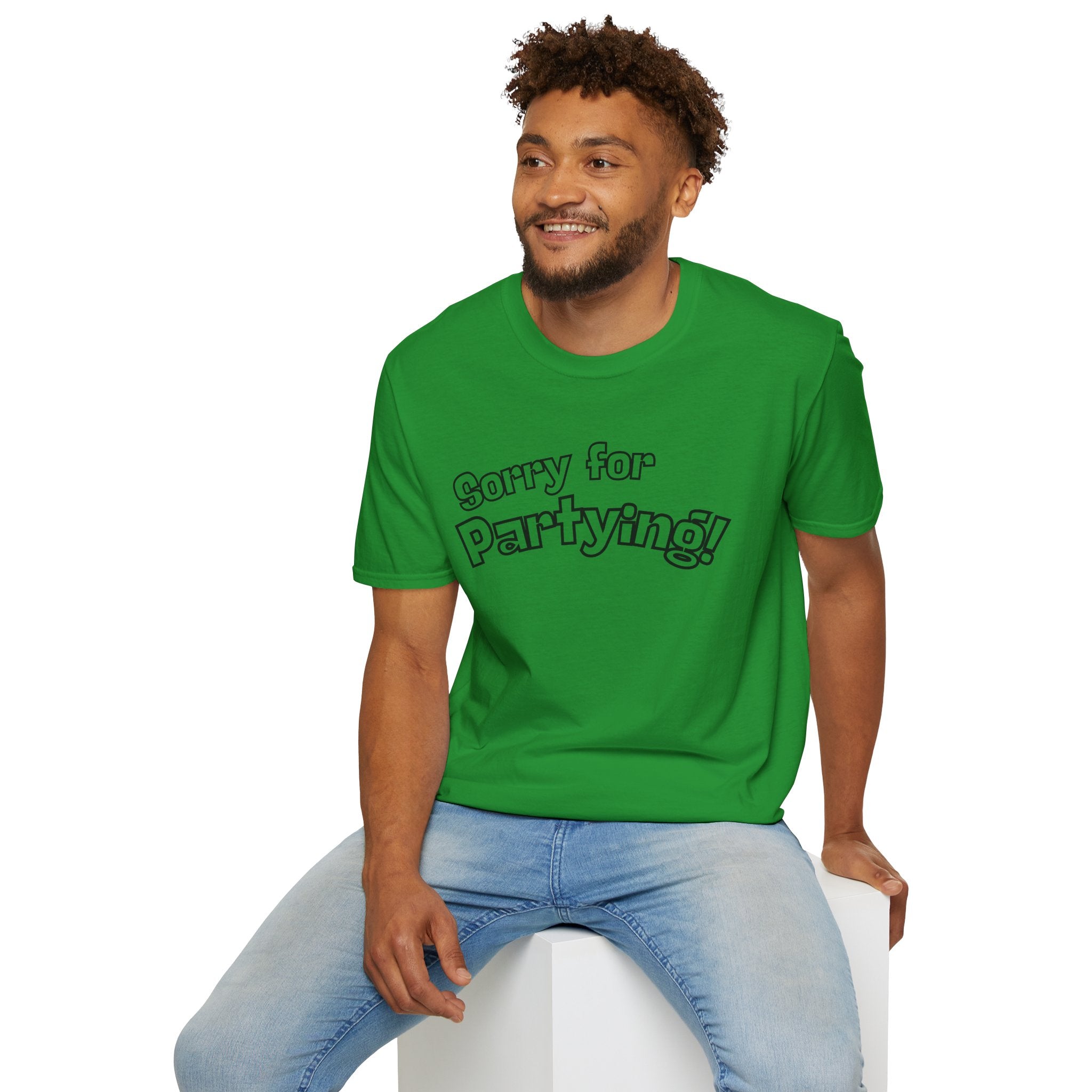 Sorry for Partying T-Shirt-Black
