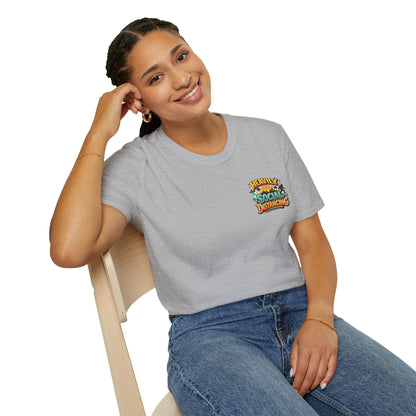 Heavily Socially Distancing Funny T-Shirt