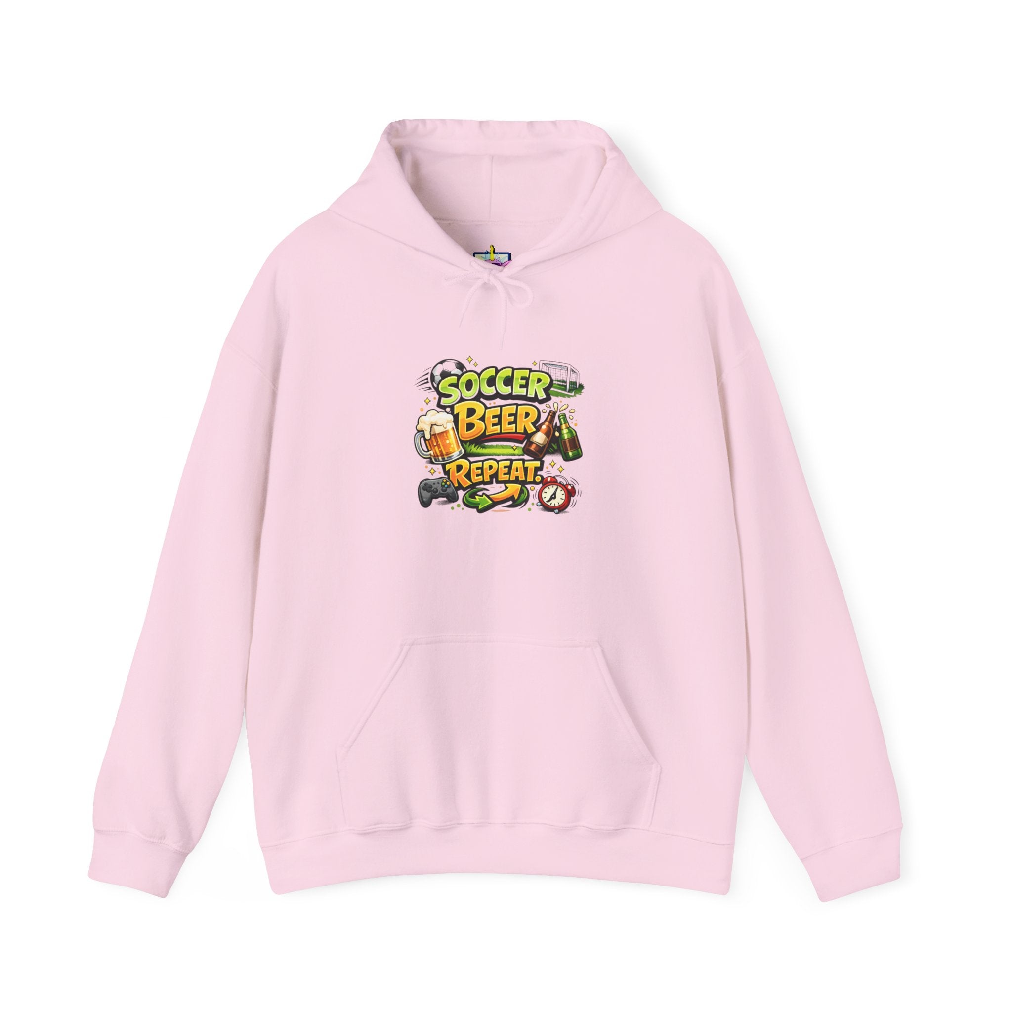 Soccer Beer Repeat Funny Hoodie